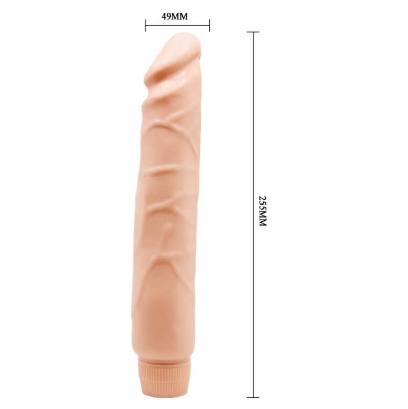 Realistic Vibrator Barbara Jack Multi-Speed 25.5cm Nude