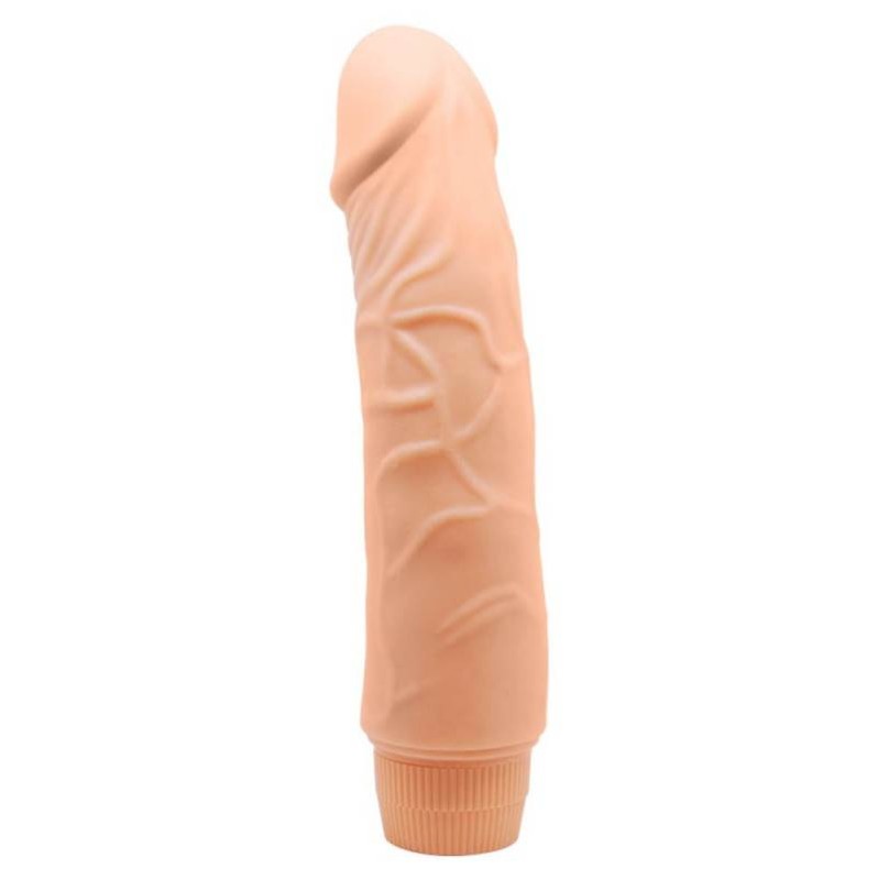 Realistic Vibrator Barbara Jeff Multi-Speed 19.5cm Nude