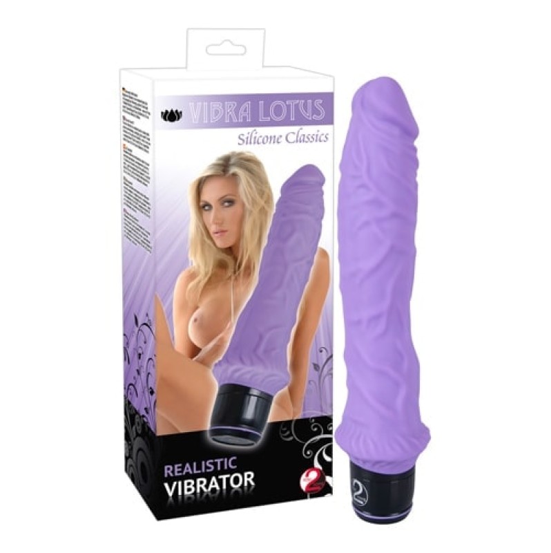 Realistic Vibrator You2Toys Classic Silicone Vibe 25cm Purple