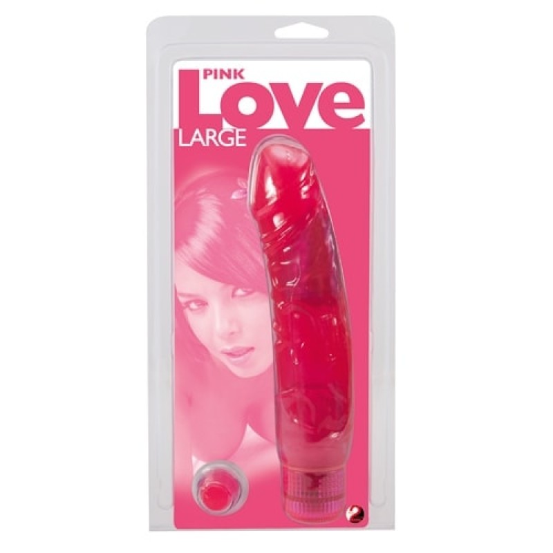 Realistic Vibrator You2Toys Pink Love Large 22cm Pink