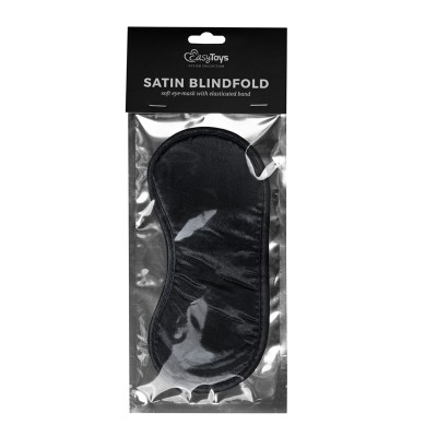 Satin Eye Mask Easytoys Black Satin Eye Mask Easytoys Black