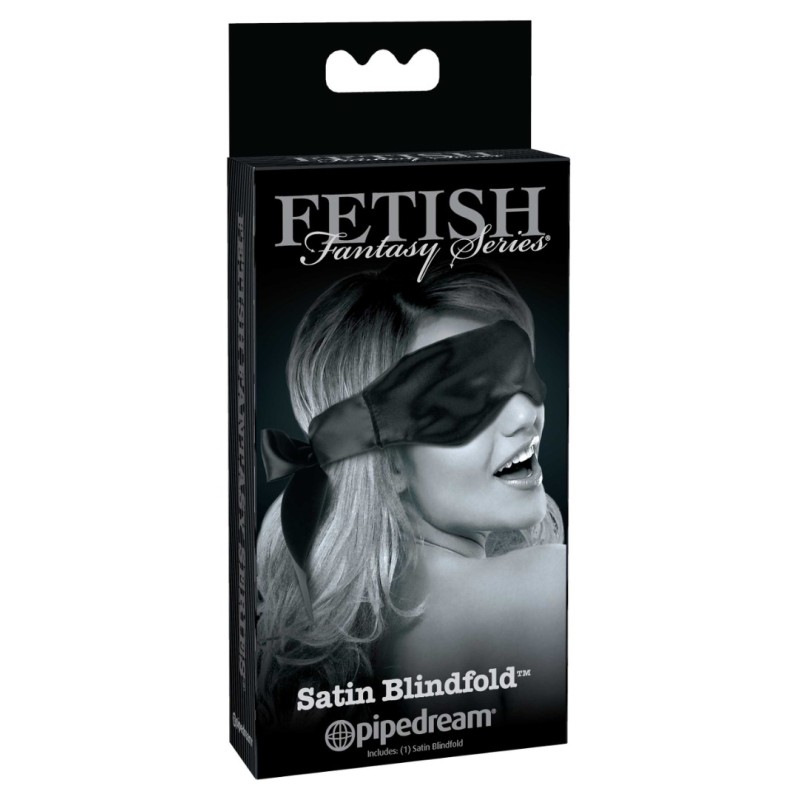 Satin Blindfold Fetish Fantasy Series Black