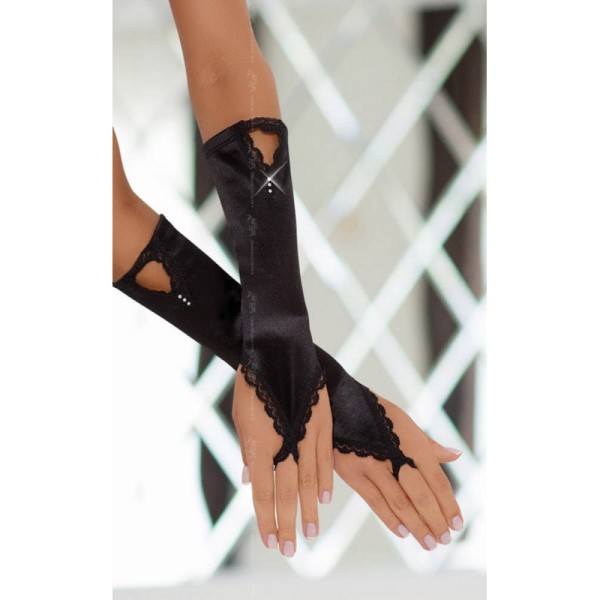 Satin Gloves Softline 7710 Black