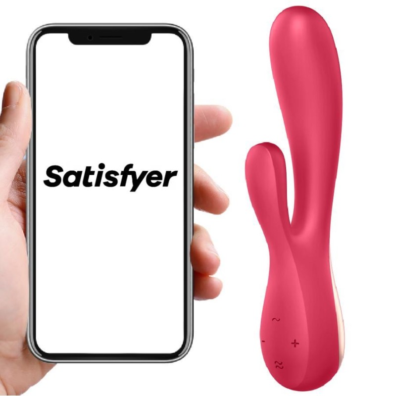 Rabbit Vibrator Satisfyer Mono Flex Fuchsia