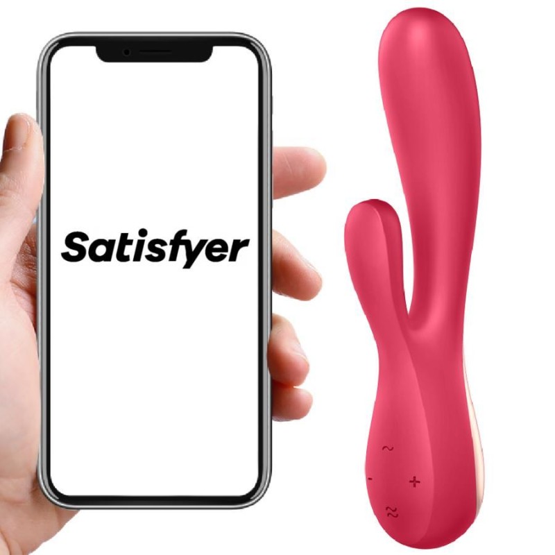 Rabbit Vibrator Satisfyer Mono Flex Fuchsia Rabbit Vibrator Satisfyer Mono Flex Fuchsia