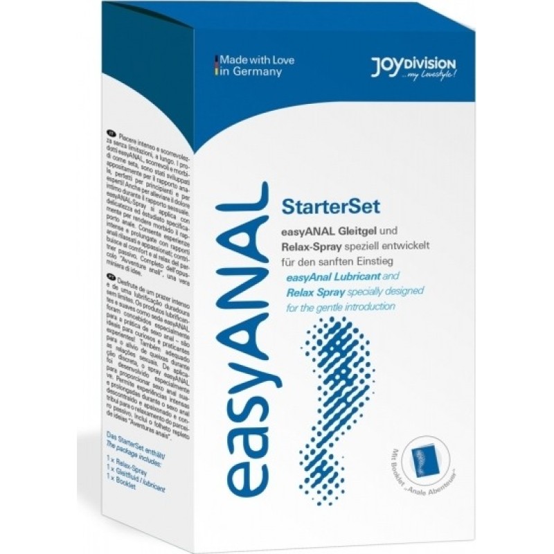 Anal Lubricant and Anal Realx Spray JoyDivision EasyAnal Starter Set