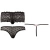 Sexy Panty Set of 3 Cottelli Collection Black