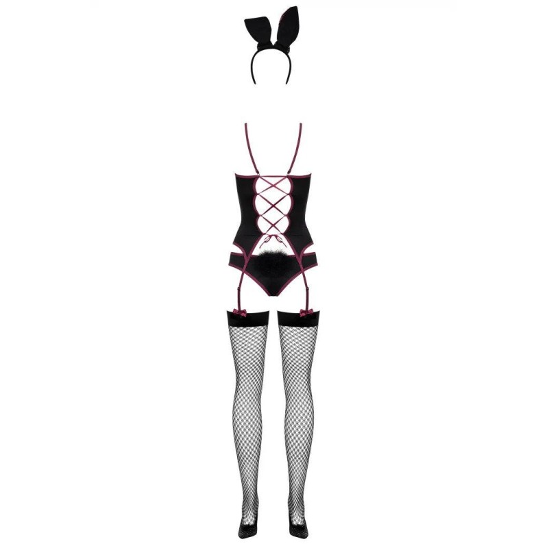 Obsessive Bunny Suit Costume Black