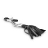 Adjustable Nipple Clamps With Tassels Easytoys Black