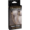 Gold Nipple Chain Clamps Fetish Fantasy Series Gold