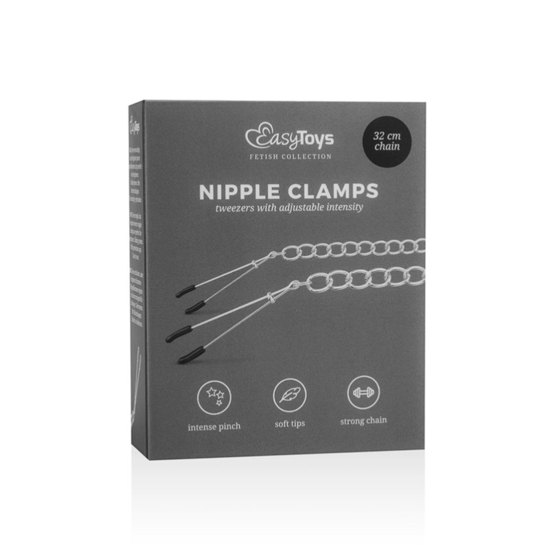 Nipple Clamps Tweezer Easytoys Silver