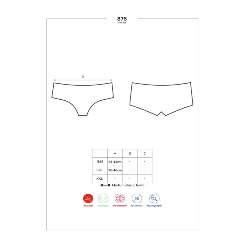 Σλιπ Obsessive 876 Μαύρο