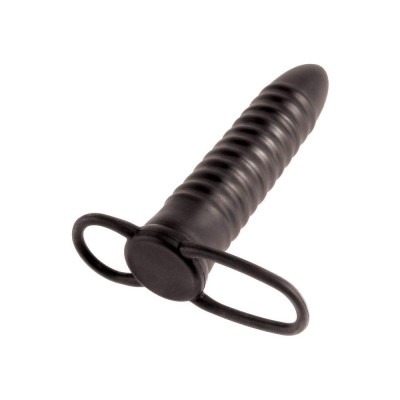 Strap-on Fetish Fantasy Series Ribbed Double Trouble Black