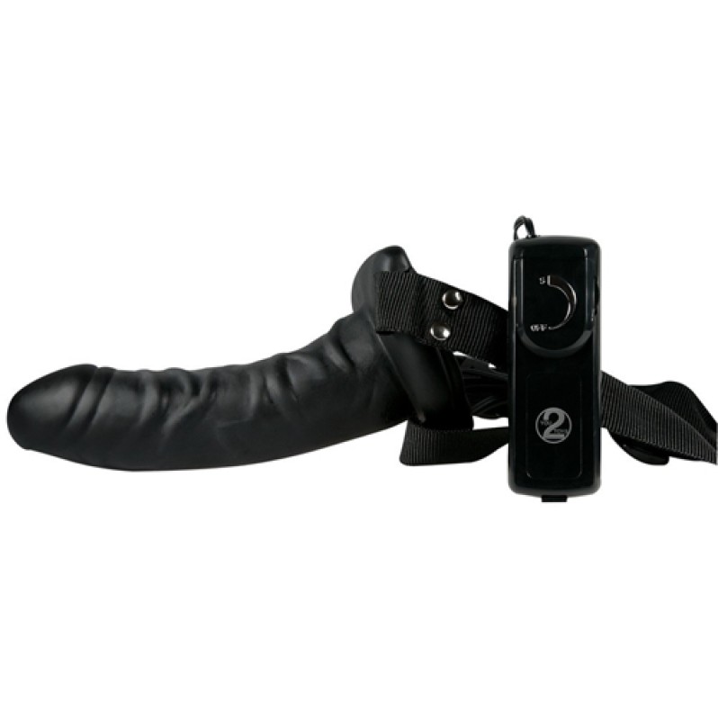 Vibrating Strap-On You2Toys Easy Rider Black