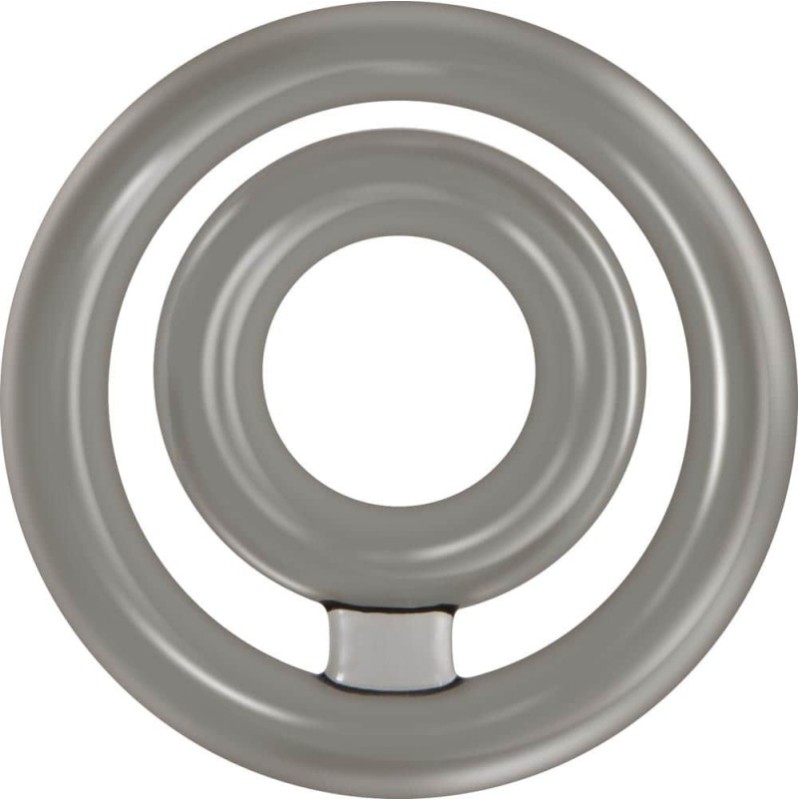 Cock Ring Double Bullseye Loop Gray