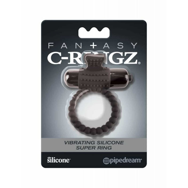 Δαχτυλίδι Πέους C-Ringz Super Ring Μαύρο Δαχτυλίδι Πέους C-Ringz Super Ring Μαύρο