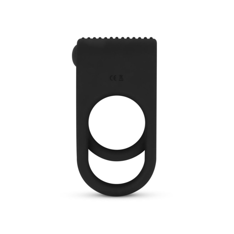 Cock Ring Easytoys Double Vibrating Admire Black Cock Ring Easytoys Double Vibrating Admire Black