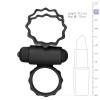 Duo Cock Ring Easytoys Black