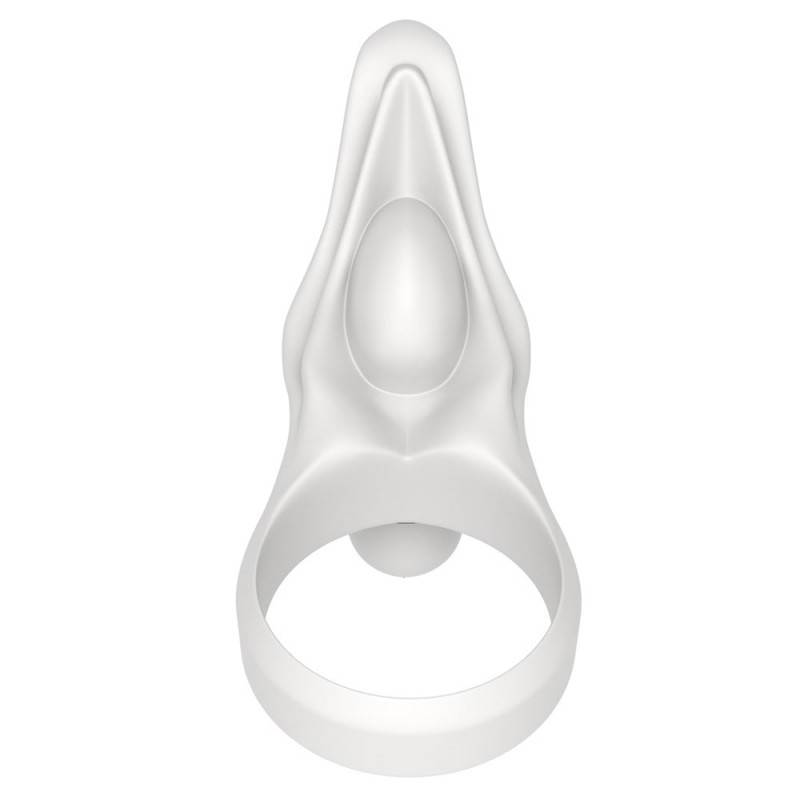 Δαχτυλίδι Πέους Lovetoy Power Clit Λευκό