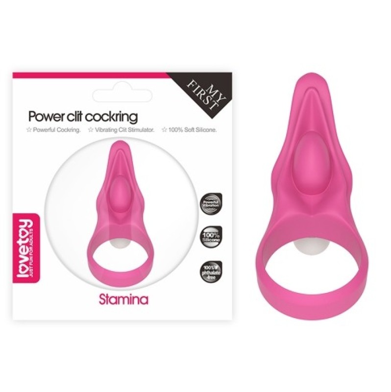 Cock Ring Lovetoy Power Clit Pink