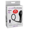 Cockring with Vibrating Plug Ass-Gasm Black Cockring with Vibrating Plug Ass-Gasm Black