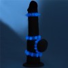 Cock Ring Set Lumino Play Lovetoy 4 pcs Blue