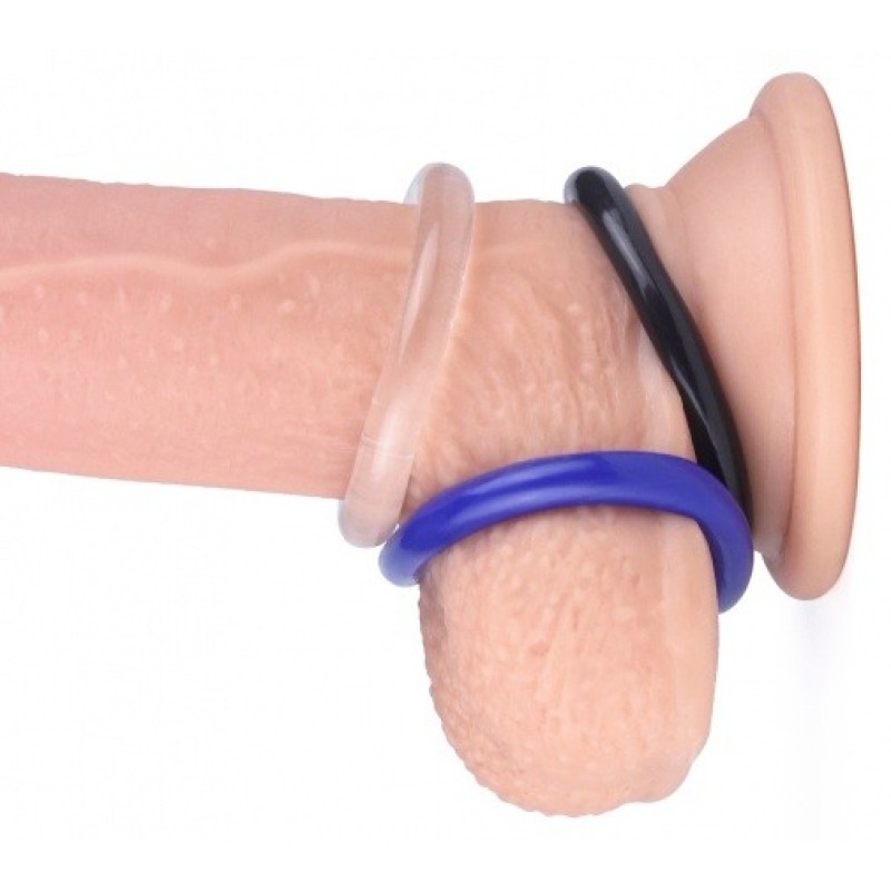 Δαχτυλίδια Πέους Σετ Triple Donut Lovetoy Power Plus Δαχτυλίδια Πέους Σετ Triple Donut Lovetoy Power Plus