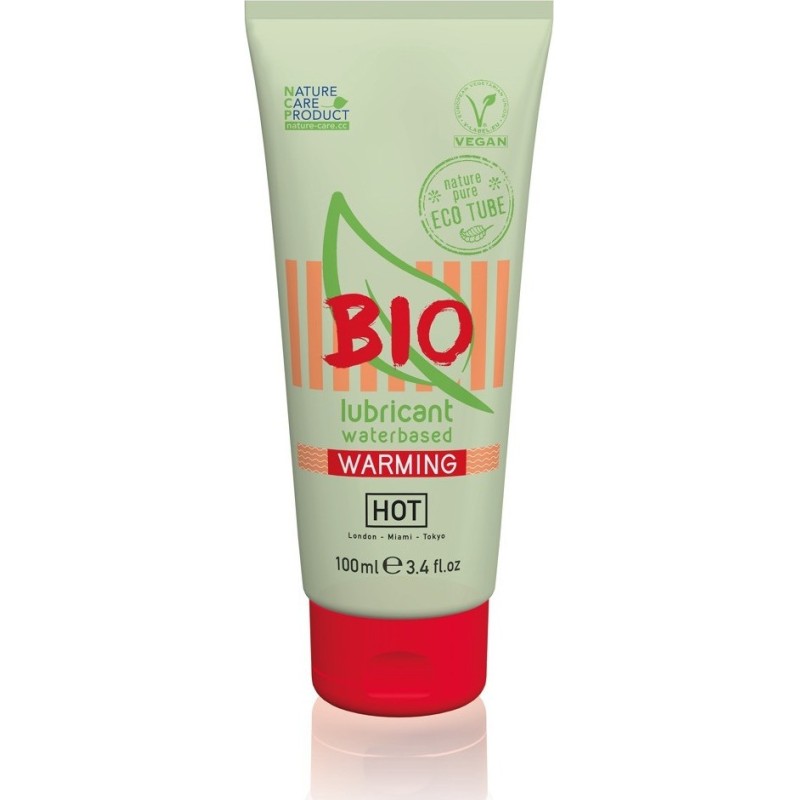 Warming Water Based Lubricant HOT BIO 100ml