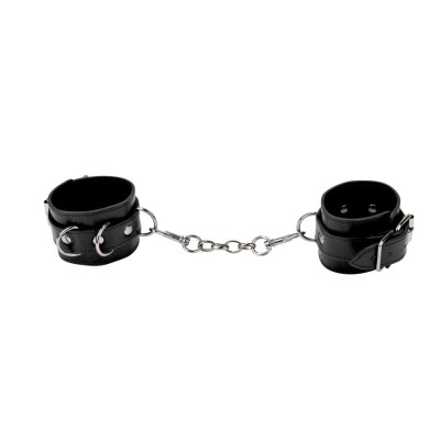 Leather Cuffs Ouch! Black