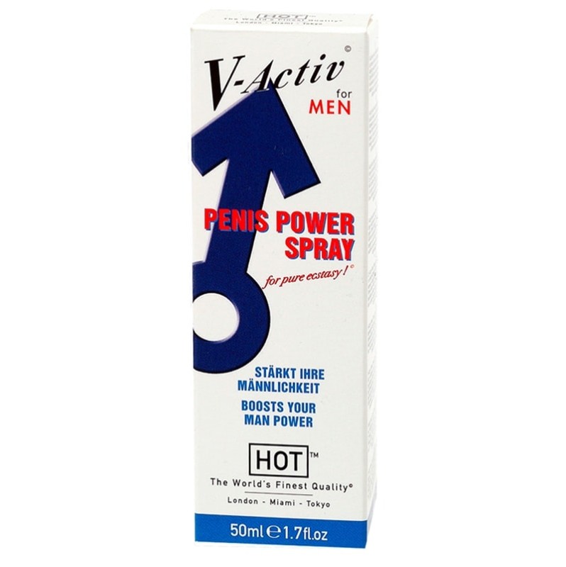 Stimulating Spray Hot V-Activ Penis Power for Men 50ml