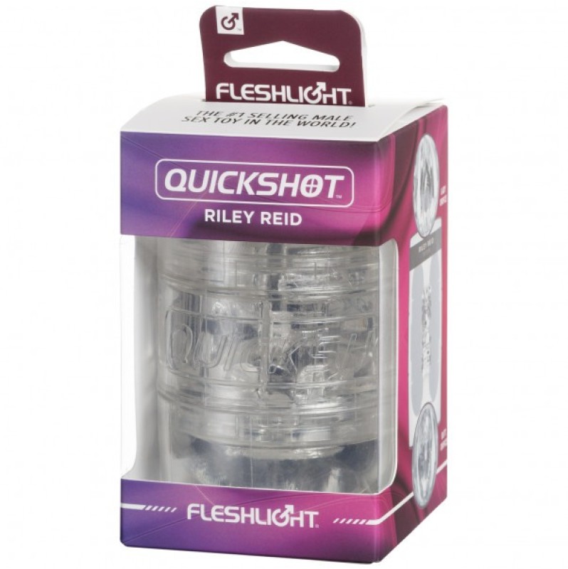 Male Stroker Fleshlight Quickshot Riley Reid Clear