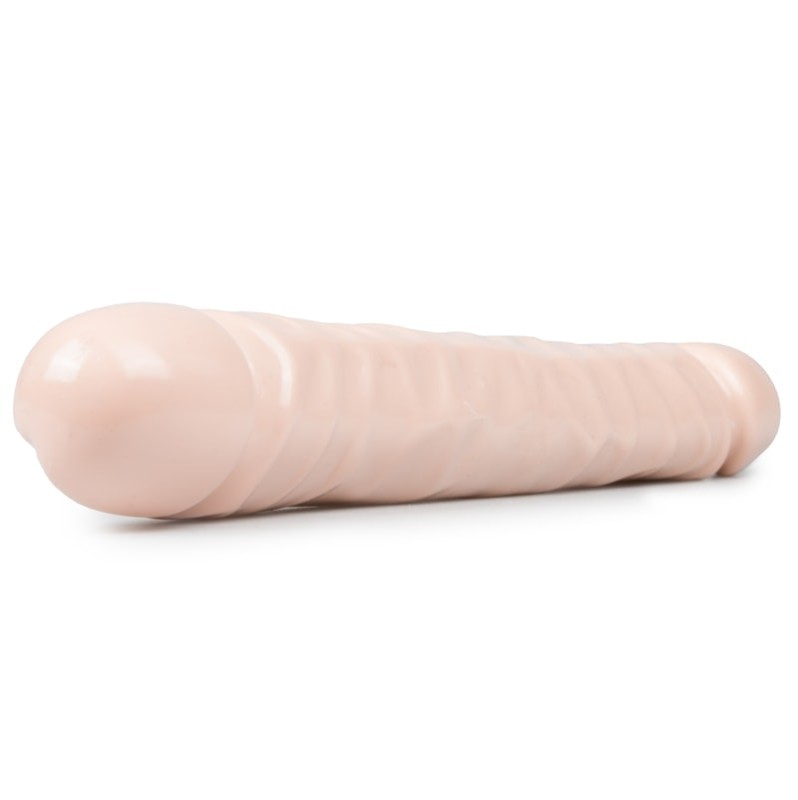 Double Dildo Doc Johnson Jr. Veined Double Header 30cm Nude