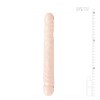 Double Dildo Doc Johnson Jr. Veined Double Header 30cm Nude