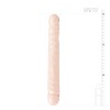 Διπλό Dildo Doc Johnson Jr. Veined Double Header 30cm Μπεζ Διπλό Dildo Doc Johnson Jr. Veined Double Header 30cm Μπεζ
