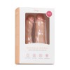 Διπλό Dildo Easytoys 18cm Μπεζ