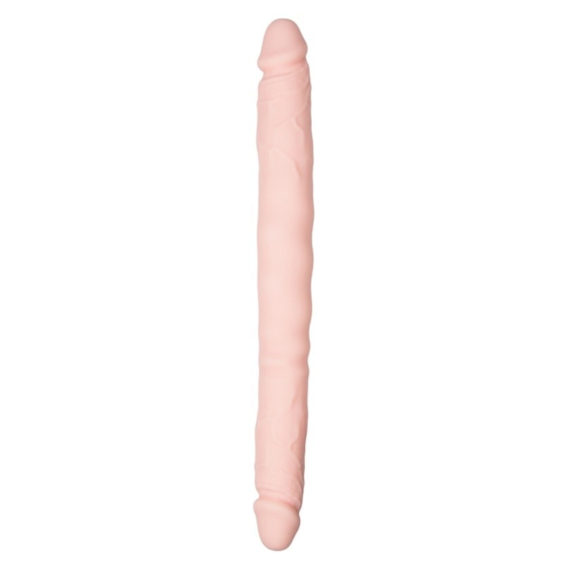 Διπλό Dildo Easytoys Double Ended Skin 40cm Μπεζ