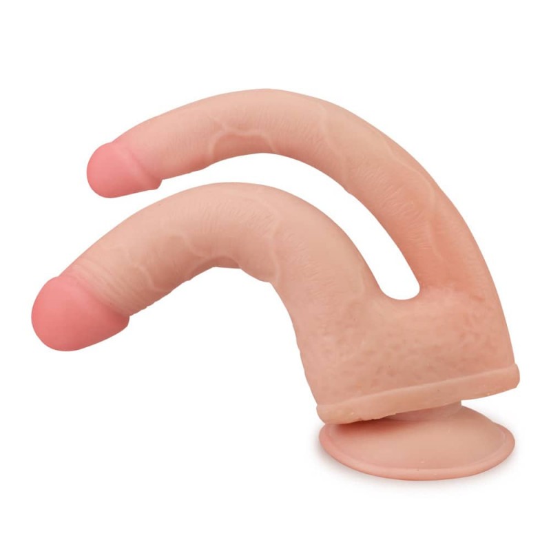 Διπλό Dildo Lovetoy Skinlike Soft Dong 25cm Μπεζ Διπλό Dildo Lovetoy Skinlike Soft Dong 25cm Μπεζ