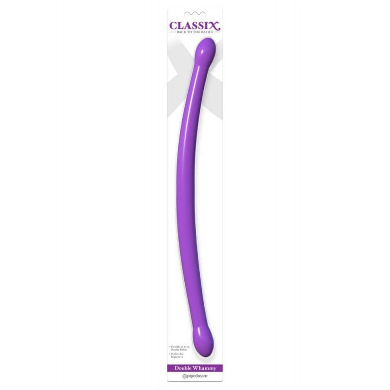 Διπλό Dildo Pipedream Classix Double Whammy  44cm Μοβ