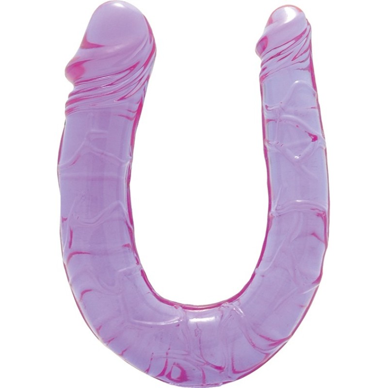 Double Dildo Seven Creations Mini Dong 30cm Clear Lavender