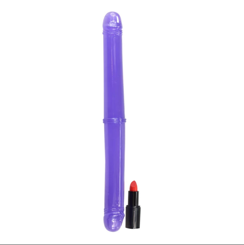 Double Dildo Seven Creations Twinzer Double Dong 30cm Purple