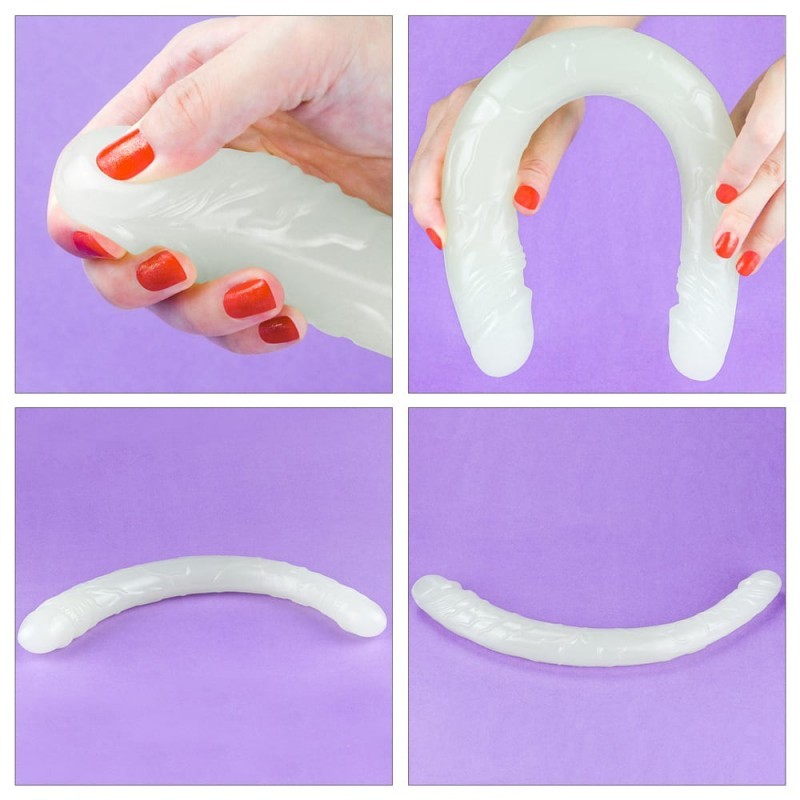 Double Jelly Dildo Lovetoy Lumino Play 37cm Clear Double Jelly Dildo Lovetoy Lumino Play 37cm Clear