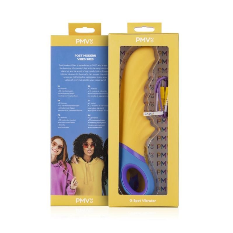 G-Spot Vibrator PMV20 Tone Yellow G-Spot Vibrator PMV20 Tone Yellow