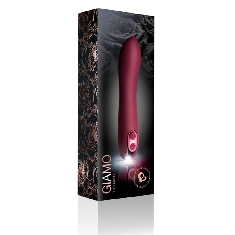 G-Spot Vibrator Rocks Off Giamo Burgundy G-Spot Vibrator Rocks Off Giamo Burgundy