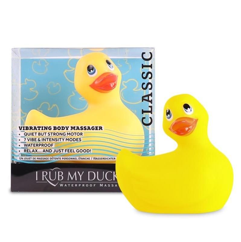 Δονητής Παπάκι Big Teaze Toys I Rub My Duckie Κίτρινος