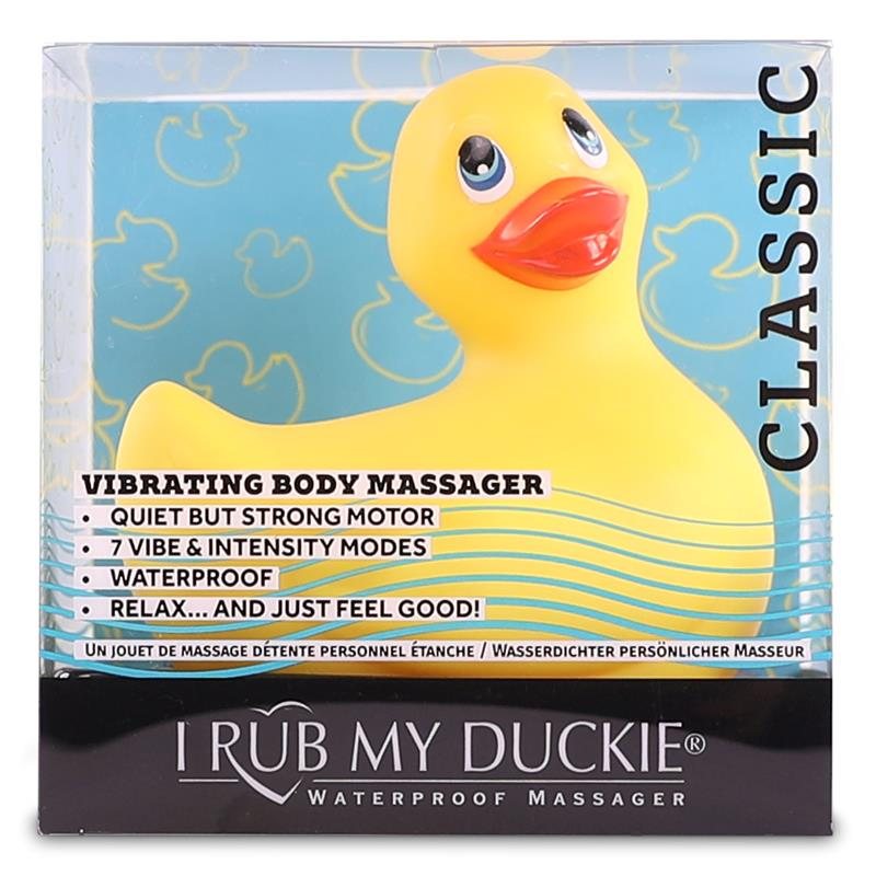 Vibrator Big Teaze Toys I Rub My Duckie Yellow Vibrator Big Teaze Toys I Rub My Duckie Yellow