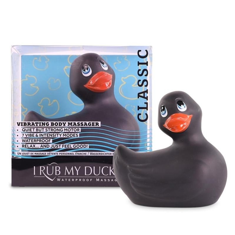 Δονητής Παπάκι Big Teaze Toys I Rub My Duckie Μαύρος