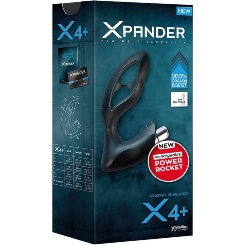 Prostate Massager Joydivision XPANDER X4 Small Black