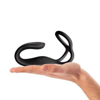 Prostate Vibrator with Remote Control Rocks Off The Vibe Black Prostate Vibrator with Remote Control Rocks Off The Vibe Black