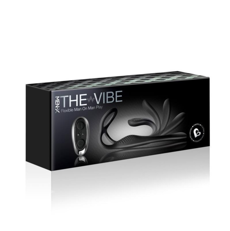 Prostate Vibrator with Remote Control Rocks Off The Vibe Black