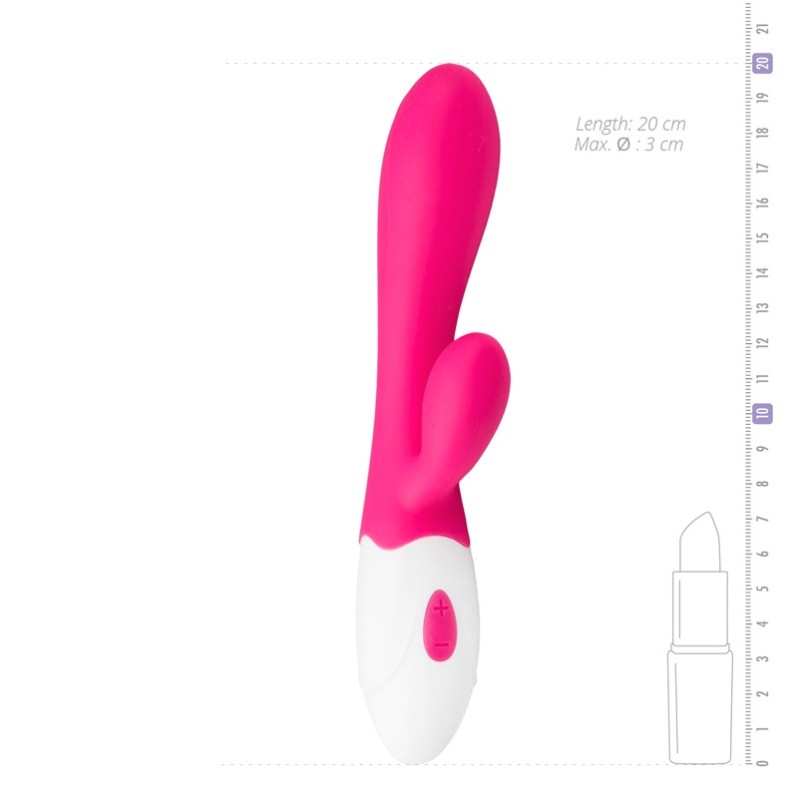 Δονητής Rabbit Easytoys Aurora Φούξια